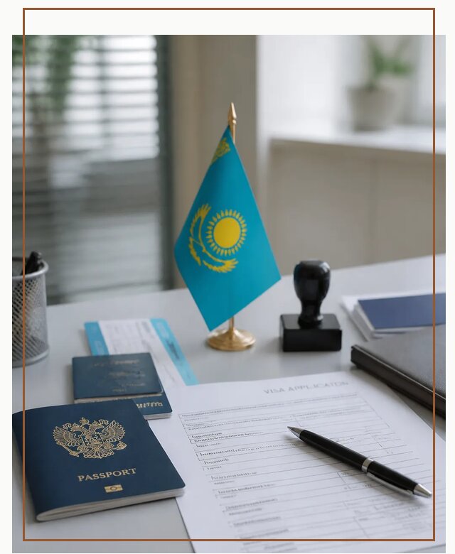 Оформление визы в Казахстан для поездки и работы в Иркутске